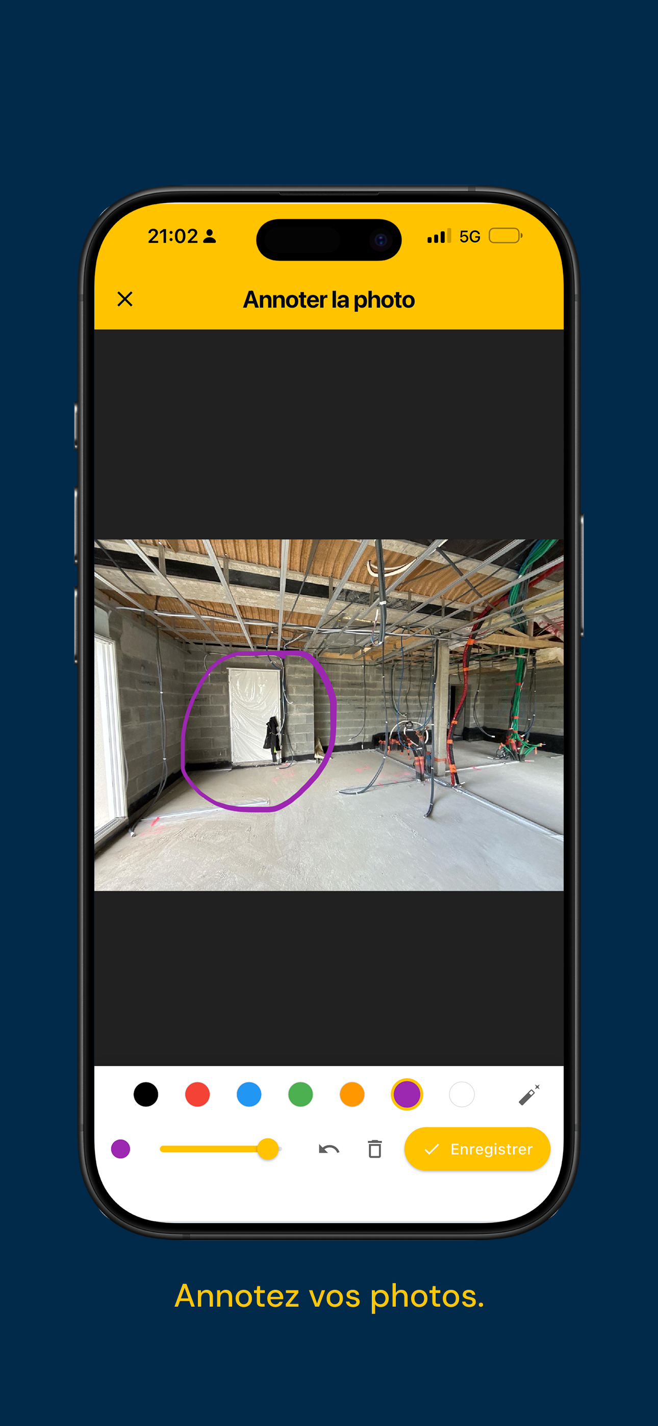 Annotation — Annotez vos photos de chantier